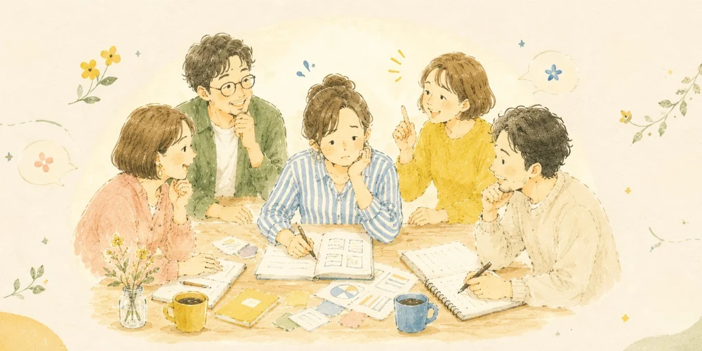 ひとりの事業者の相談に、参加者みんなで考える持ち込み相談の様子